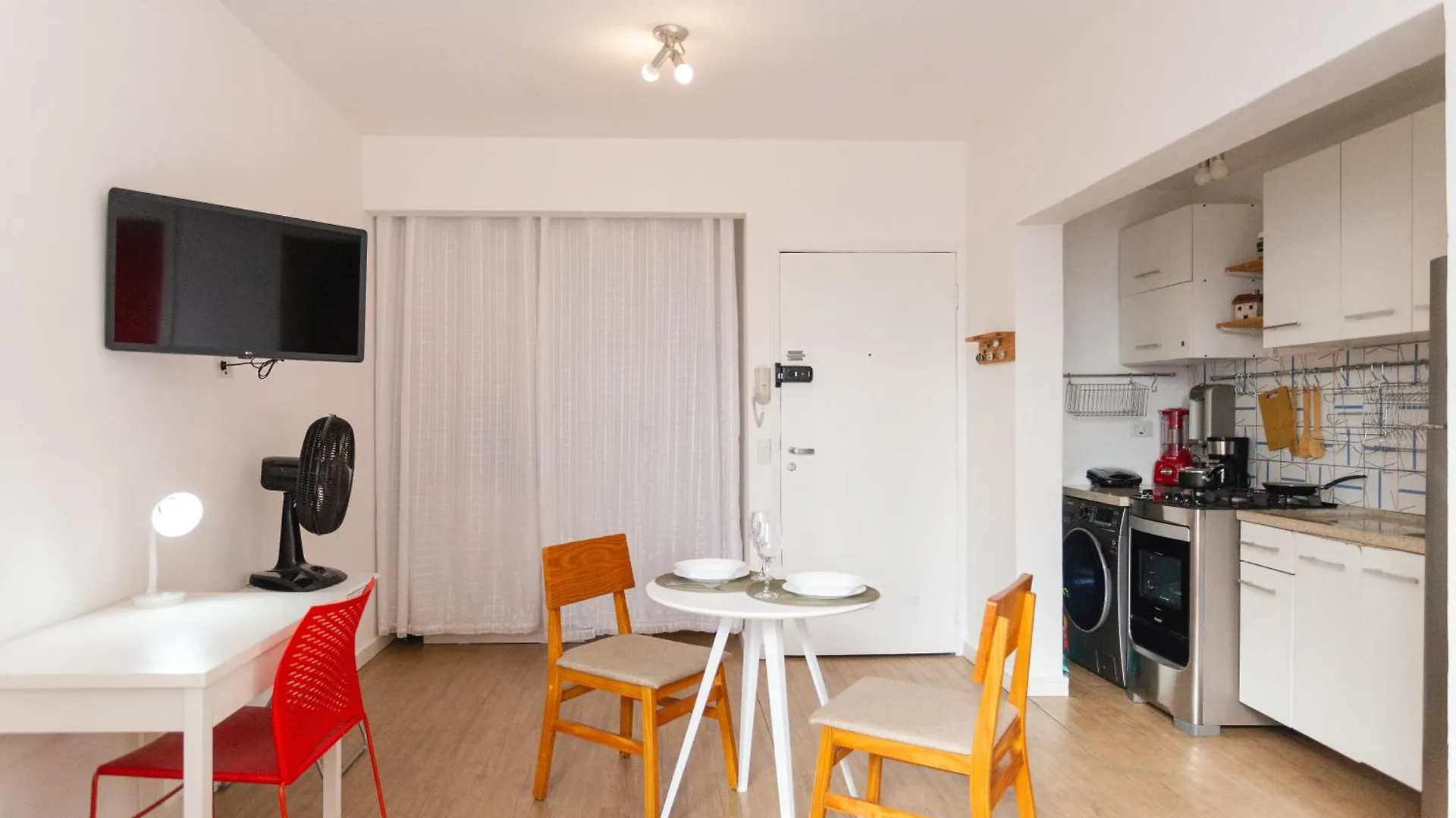 דירה סאו פאולו Studio Acolhedor Com Tv E Ar Proximo A Faria Lima