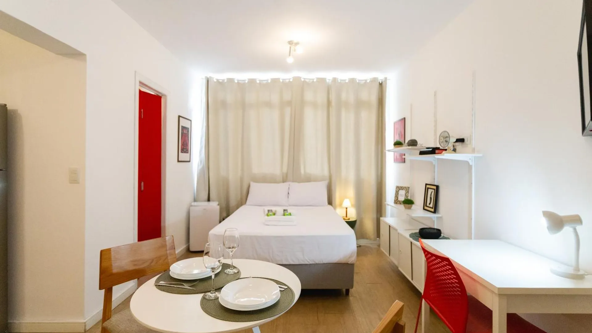 Appartamento Studio Acolhedor Com Tv E Ar Proximo A Faria Lima San Paolo Brasile